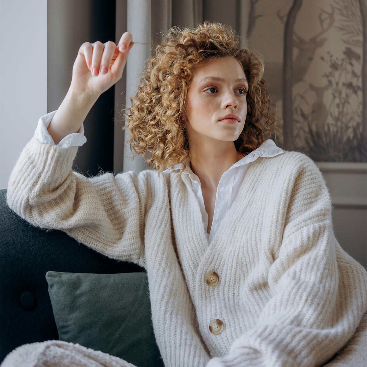 SnuggleKnit Oversized Cardigan