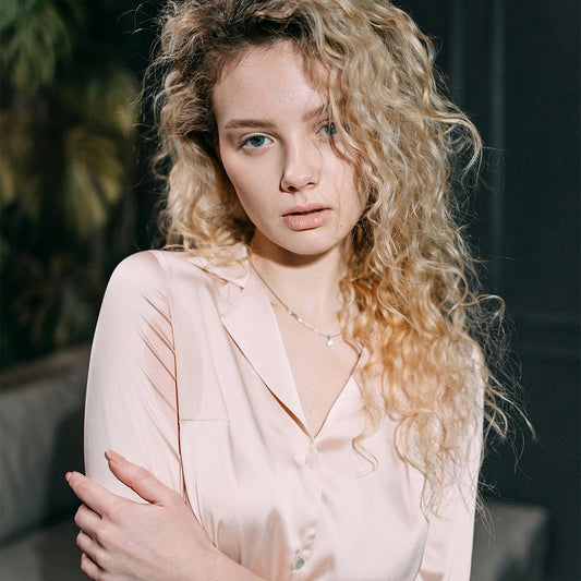 Blush Women's Silk Pajama Set