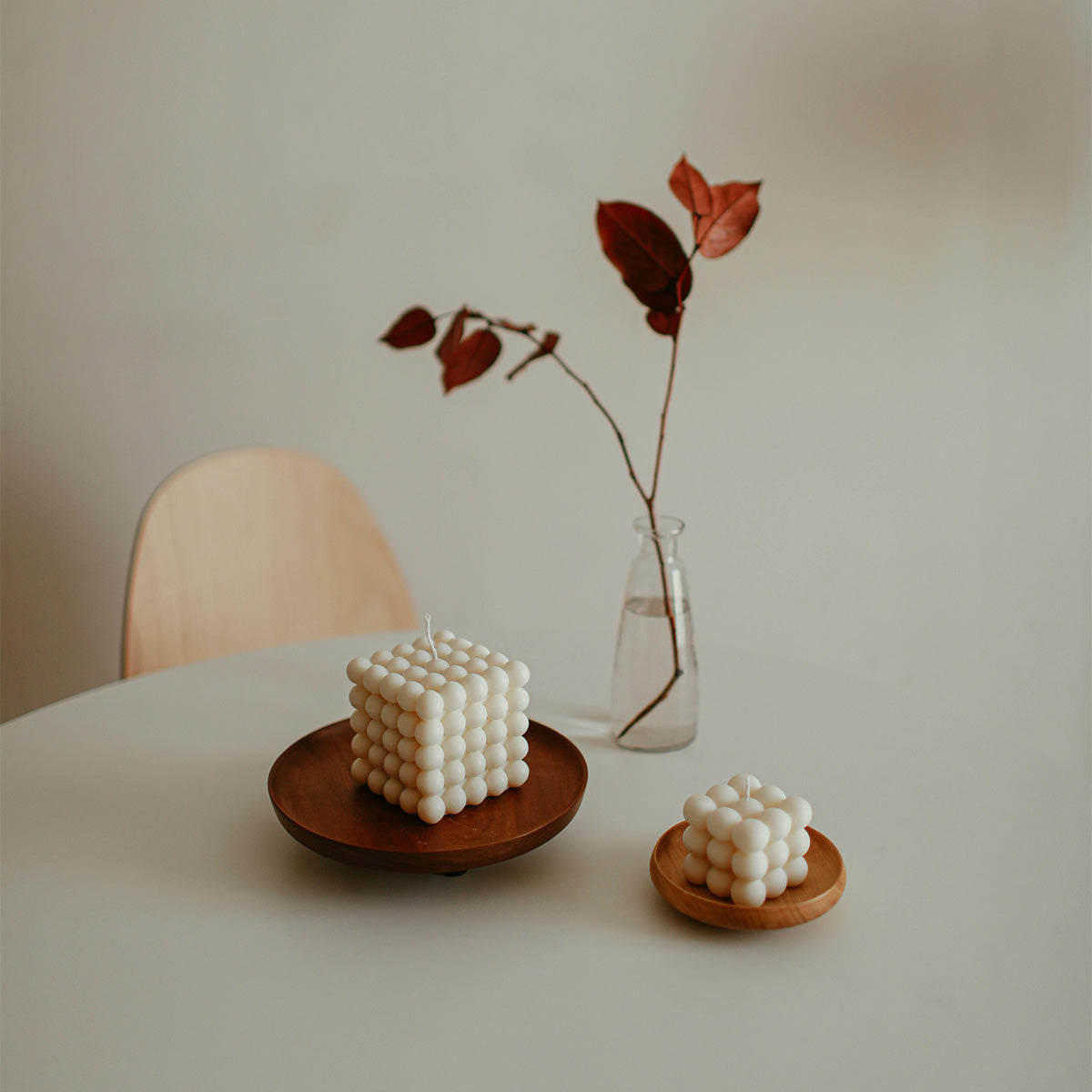 OrbCube Unscented Candle Duo