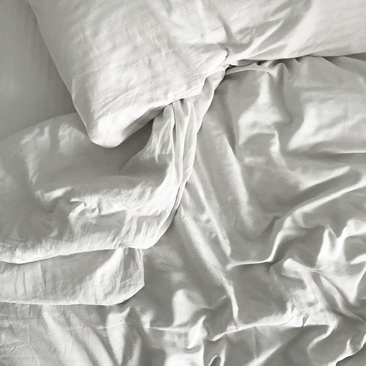 Classic Elegance White Striped Sheet Set